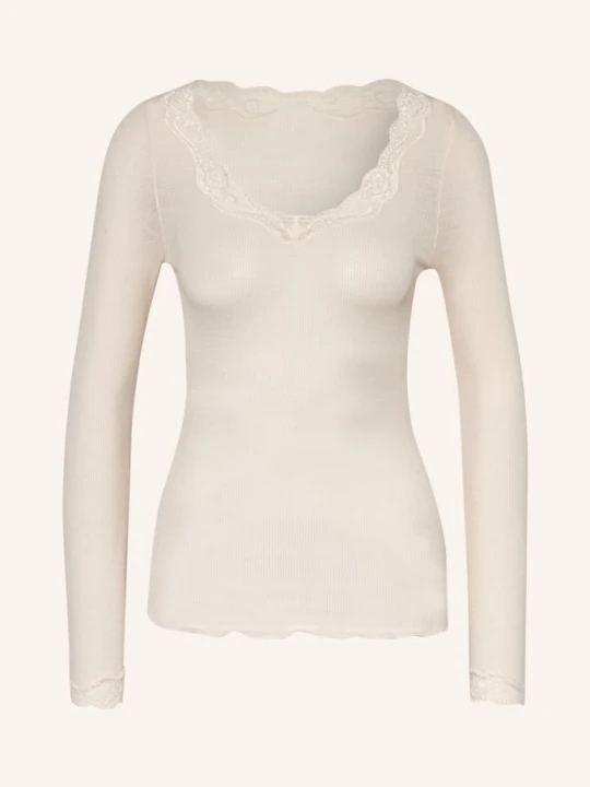 Zdjęcie produktu Calida Koszulka Z Długim Rękawem Richesse Lace Z Dodatkiem Jedwabiu beige