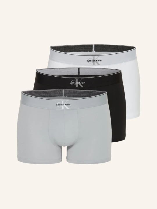 Zdjęcie produktu Calvin Klein 3-Pak Bokserek Graphic Monogram grau