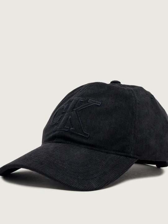 Zdjęcie produktu Calvin Klein Bejsbolówka Corduroy Seasonal | sztruks czarny