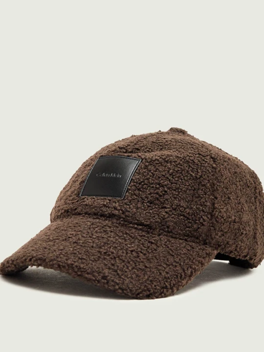Zdjęcie produktu Calvin Klein Bejsbolówka | shearling brązowy
