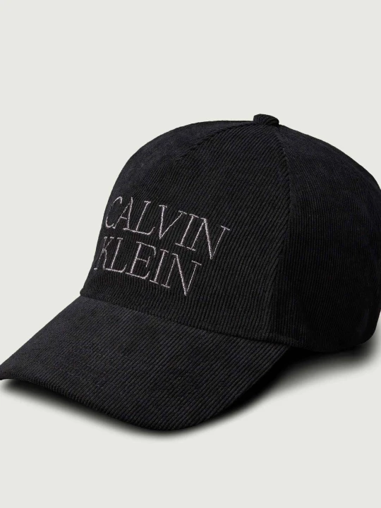 Zdjęcie produktu Calvin Klein Bejsbolówka | sztruks czarny