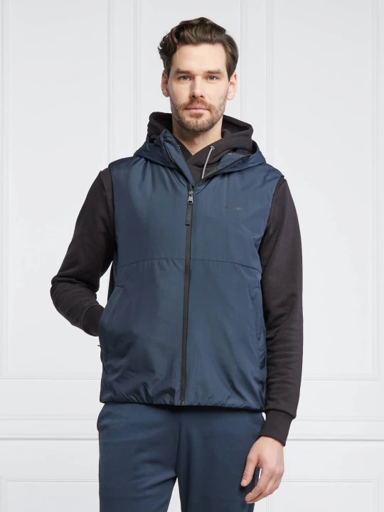 Zdjęcie produktu Calvin Klein Bezrękawnik | Regular Fit granatowy