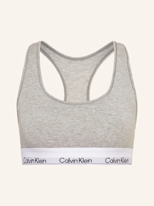 Zdjęcie produktu Calvin Klein Biustonosz Bustier Icon Cotton Modal grau SZARY