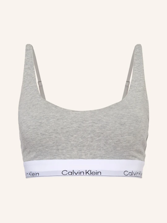 Zdjęcie produktu Calvin Klein Biustonosz Bustier Icon Cotton Modal grau JASNOCZARY