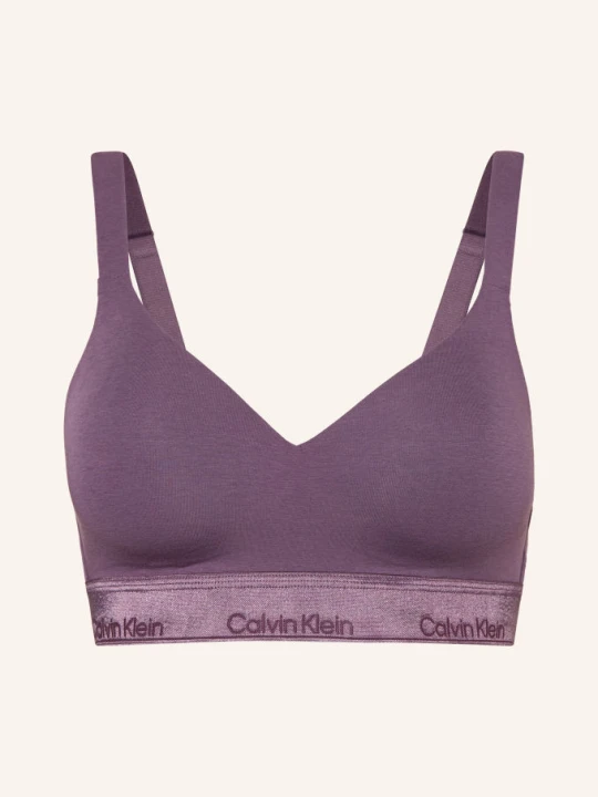 Zdjęcie produktu Calvin Klein Biustonosz Bustier Icon Cotton Modal Metallic lila