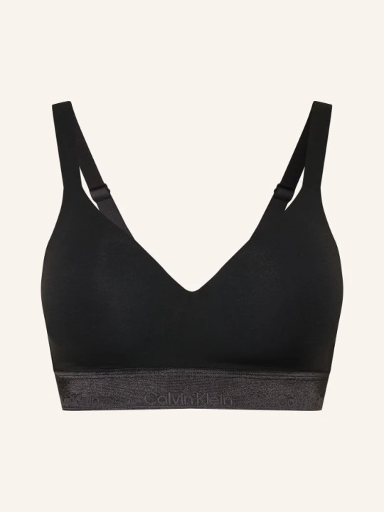 Zdjęcie produktu Calvin Klein Biustonosz Bustier Icon Cotton Modal Metallic schwarz CZARNY