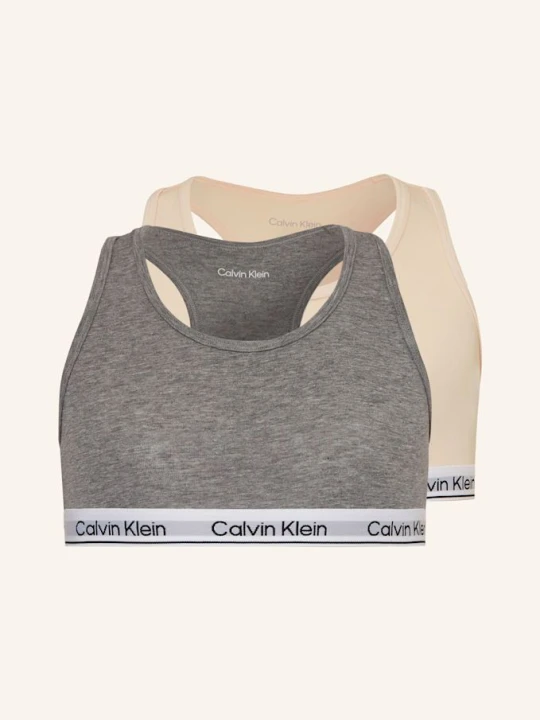 Zdjęcie produktu Calvin Klein Biustonosz Bustier Icon Cotton Stretch, 2 Szt rosa różowy