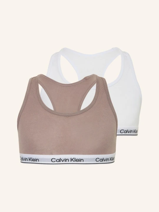 Zdjęcie produktu Calvin Klein Biustonosz Bustier Icon Cotton Stretch, 2 Szt rosa różowy