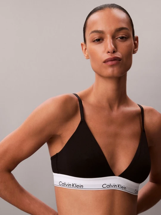 Zdjęcie produktu Calvin Klein Biustonosz - usztywniany Kobiety Bawełna czarny