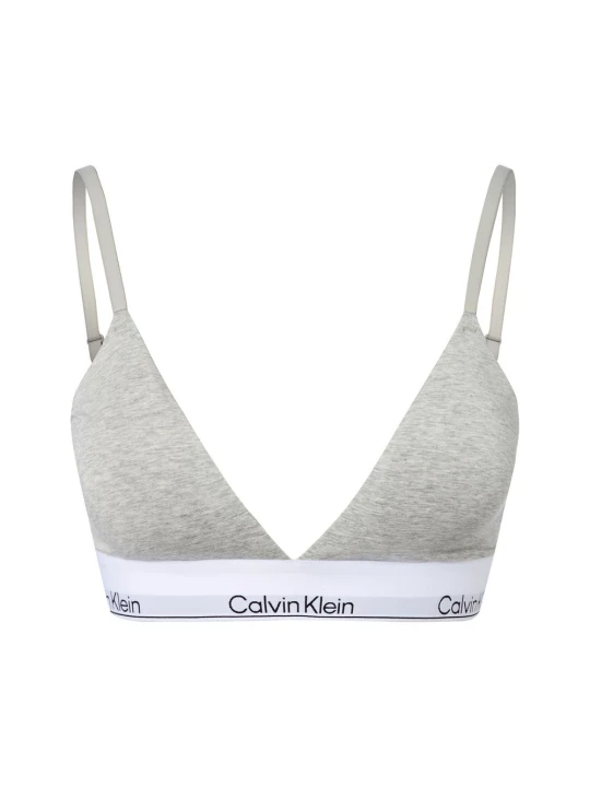 Zdjęcie produktu Calvin Klein Biustonosz - usztywniany Kobiety Bawełna szary