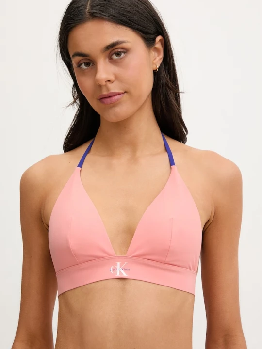 Zdjęcie produktu Calvin Klein biustonosz kąpielowy damski pomarańczowy