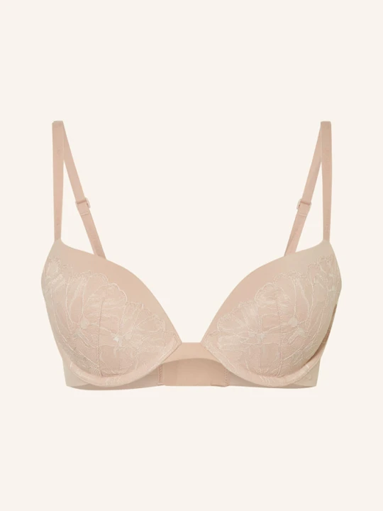 Zdjęcie produktu Calvin Klein Biustonosz Push-Up Perfectly Fit Lace beige