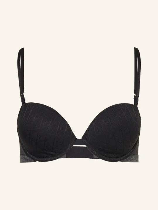 Zdjęcie produktu Calvin Klein Biustonosz Z Miseczkami Icon Lace Metallic schwarz CZARNY