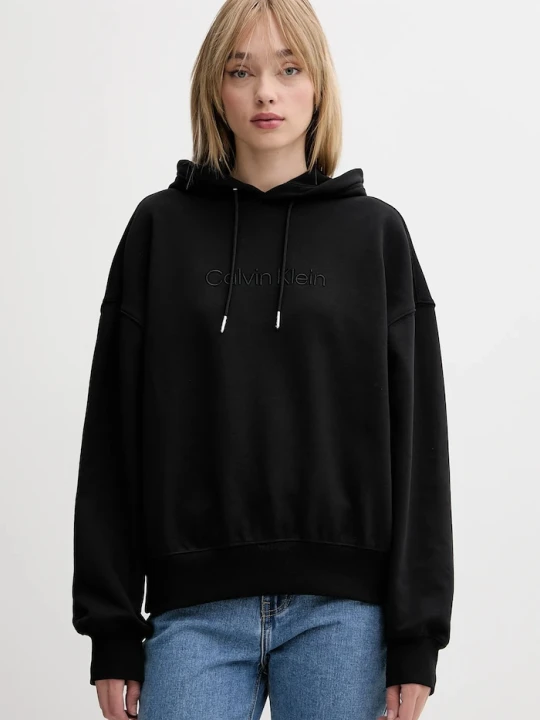 Zdjęcie produktu Calvin Klein bluza bawełniana czarny