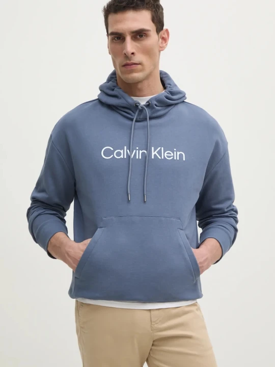 Zdjęcie produktu Calvin Klein bluza bawełniana niebieski