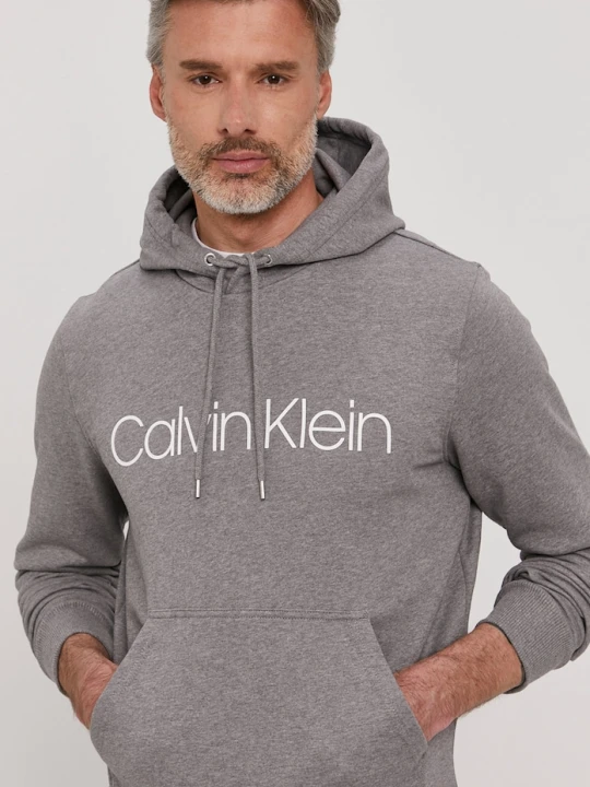 Zdjęcie produktu Calvin Klein Bluza bawełniana szary