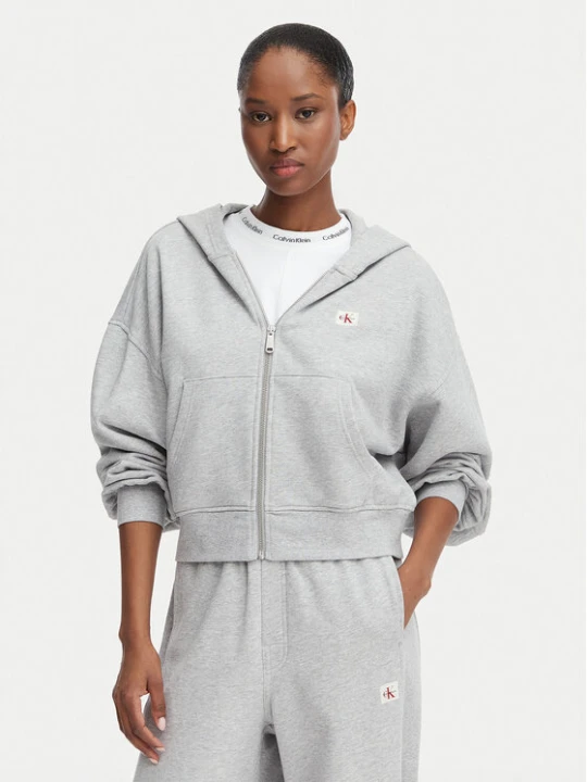 Zdjęcie produktu Calvin Klein Bluza LV047C216G Szary Regular Fit
