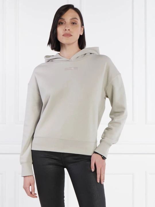 Zdjęcie produktu Calvin Klein Bluza Micro Logo | Regular Fit beżowy