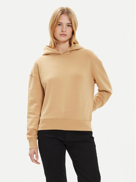 Zdjęcie produktu Calvin Klein Bluza Nano Logo K20K207202 Beżowy Relaxed Fit