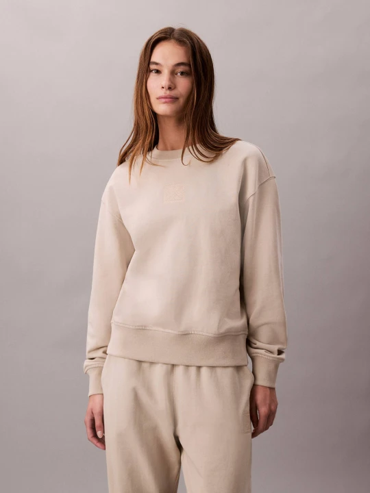 Zdjęcie produktu Calvin Klein Bluza PREMIUM TERRY | Regular Fit beżowy