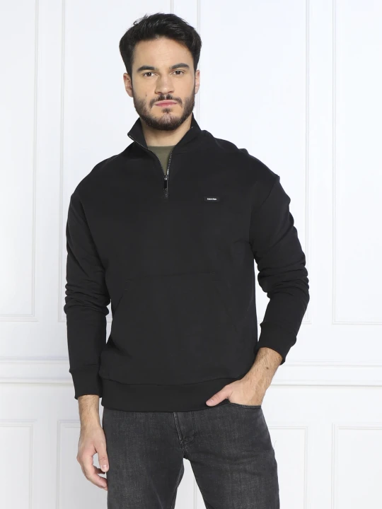 Zdjęcie produktu Calvin Klein Bluza QUARTER ZIP | Comfort fit czarny