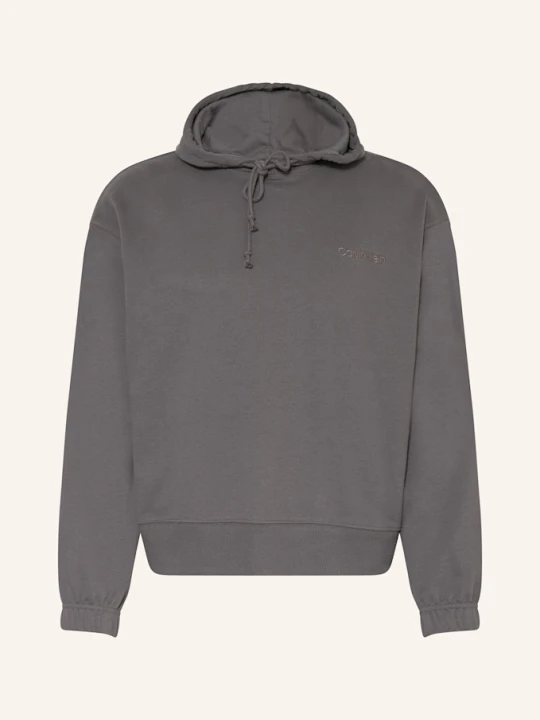 Zdjęcie produktu Calvin Klein Bluza Rekreacyjna Z Kapturem Cotton Terry Blend grau CZIEMNOSZARY