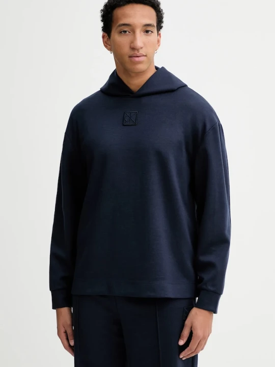 Zdjęcie produktu Calvin Klein bluza z dodatkiem wełny granatowy