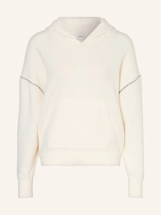 Zdjęcie produktu Calvin Klein Bluza Z Kapturem Lounge Plush weiss KREMOWY