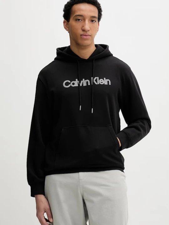 Zdjęcie produktu Calvin Klein bluza z kapturem męska bawełniana czarny