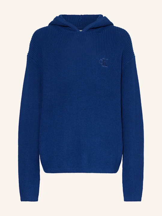 Zdjęcie produktu Calvin Klein Bluza Z Kapturem Z Dzianiny blau NIEBIESKI