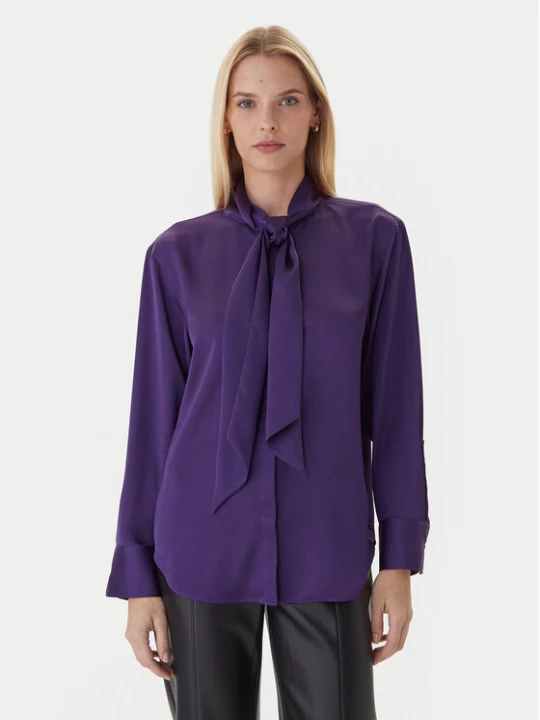 Zdjęcie produktu Calvin Klein Bluzka LV044D125G Fioletowy Regular Fit