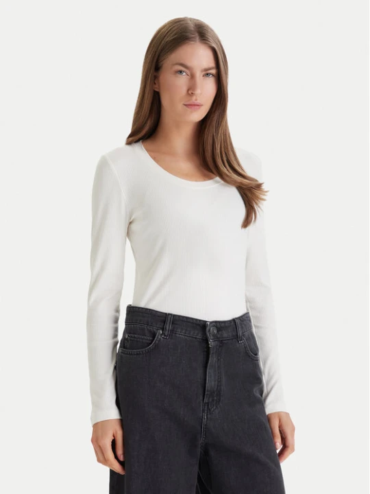 Zdjęcie produktu Calvin Klein Bluzka LV044D235G Biały Slim Fit