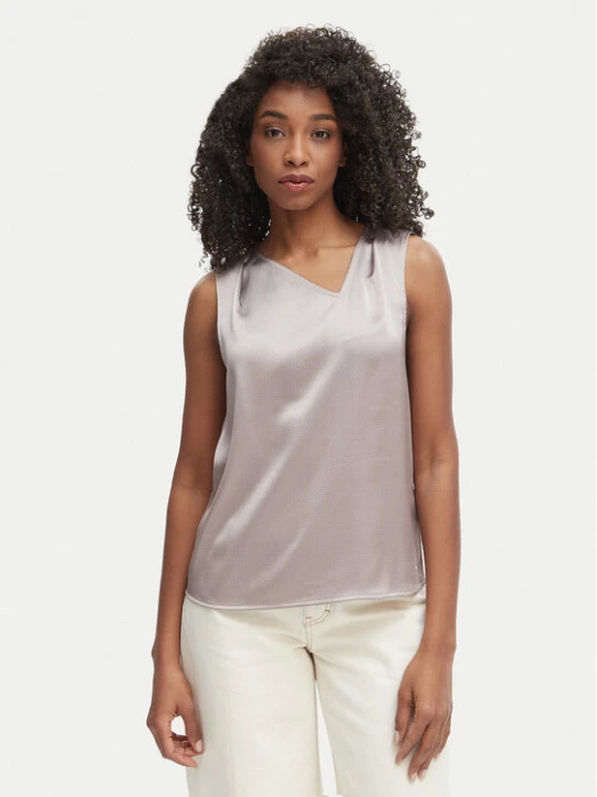Zdjęcie produktu Calvin Klein Bluzka LV044F144G Szary Regular Fit
