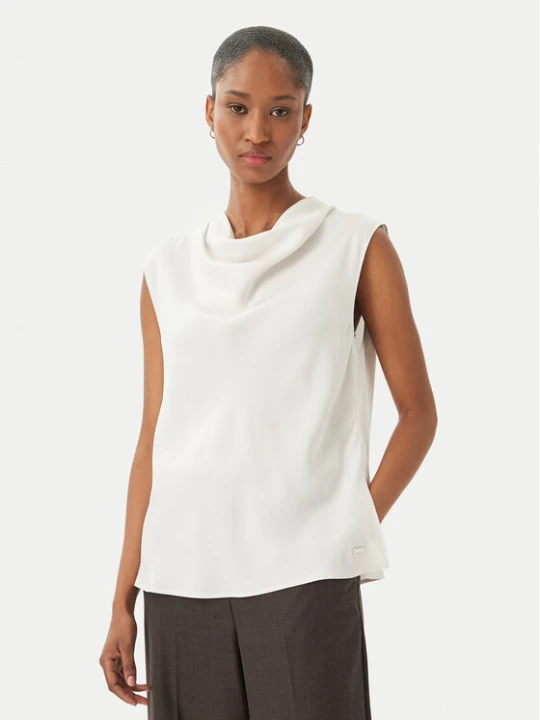 Zdjęcie produktu Calvin Klein Bluzka LV044F161G Biały Regular Fit