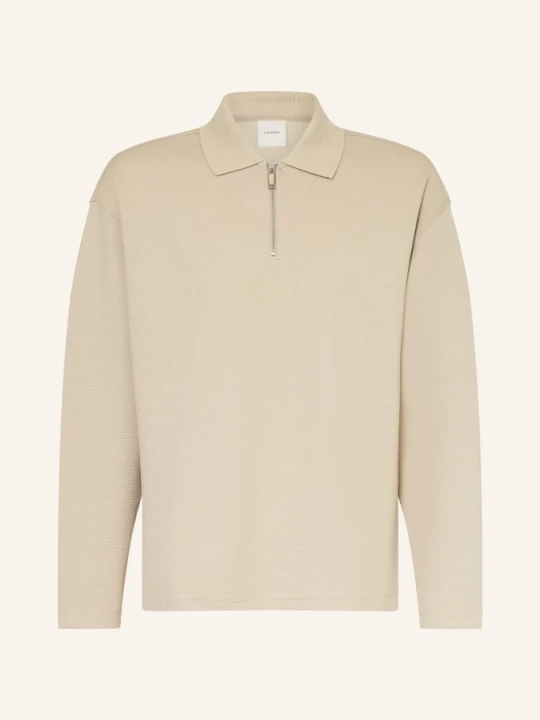 Zdjęcie produktu Calvin Klein Bluzka Polo Z Materiału Dresowego Spacer gruen KREMOWY