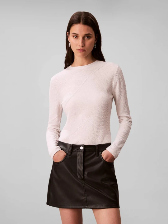 Zdjęcie produktu Calvin Klein Bluzka | Regular Fit beżowy