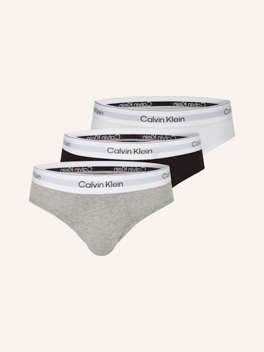 Zdjęcie produktu Calvin Klein Bokserki Icon Cotton Stretch, 3 Szt. grau szary