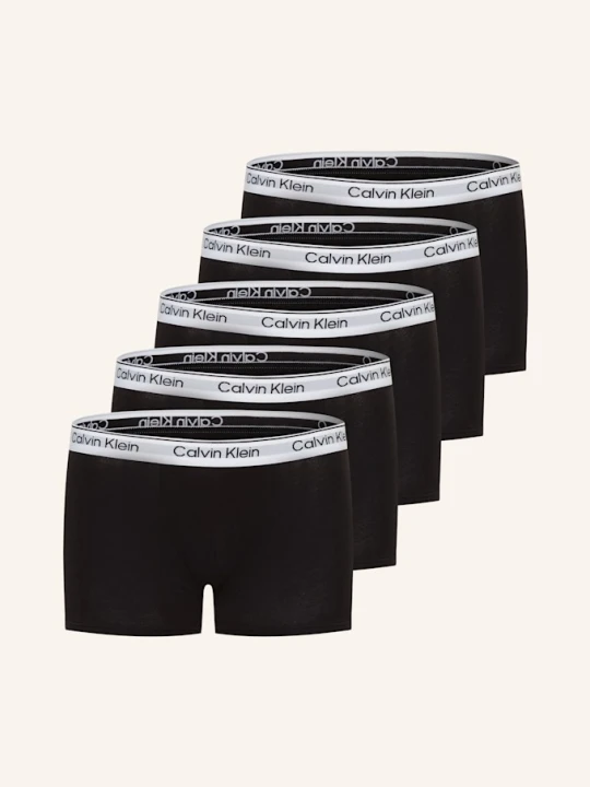 Zdjęcie produktu Calvin Klein Bokserki Icon Cotton Stretch, 5 Szt. schwarz CZARNY