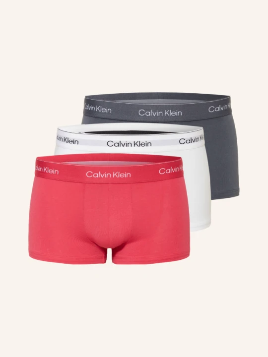 Zdjęcie produktu Calvin Klein Bokserki Icon Cotton Stretch Low Rise, 3 Szt. pink