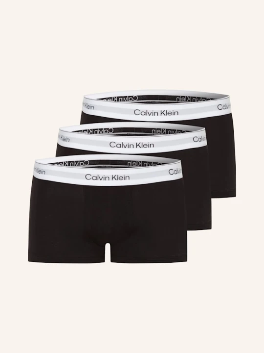 Zdjęcie produktu Calvin Klein Bokserki Icon Cotton Stretch Low Rise, 3 Szt. schwarz CZARNY