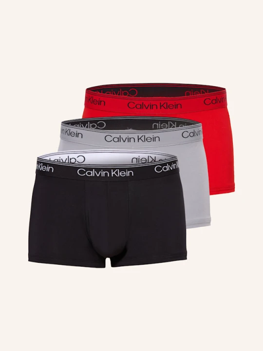 Zdjęcie produktu Calvin Klein Bokserki Microfiber Stretch, 3 Szt. rot