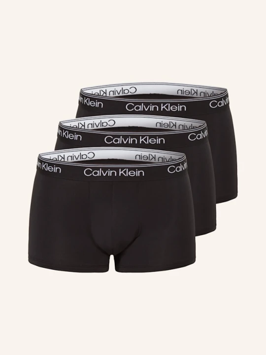 Zdjęcie produktu Calvin Klein Bokserki Microfiber Stretch, 3 Szt. schwarz CZARNY