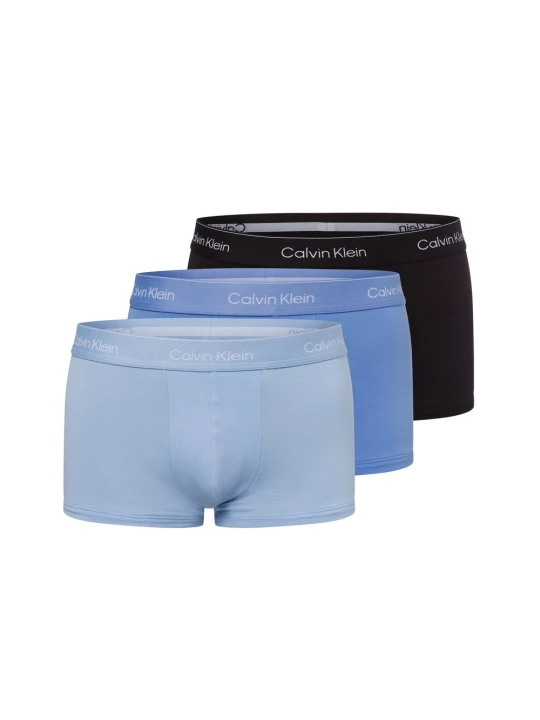 Zdjęcie produktu Calvin Klein Bokserki w 3-paku Mężczyźni Bawełna niebieski | czarny
