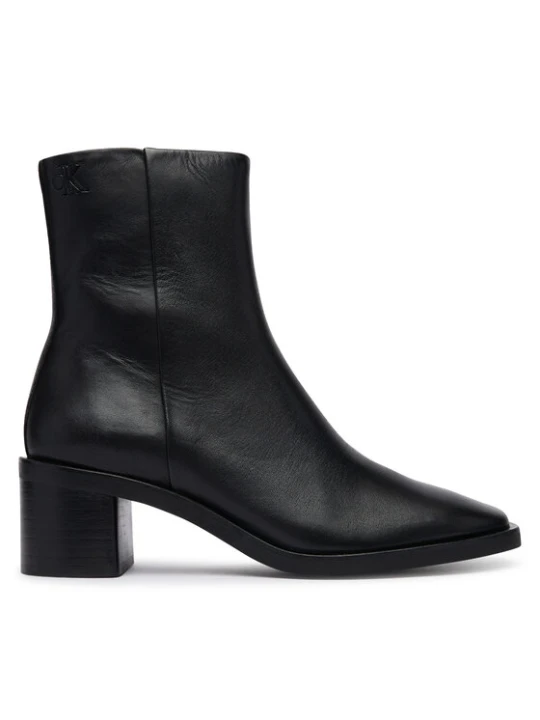 Zdjęcie produktu Calvin Klein Botki Block Heel Ank Boot Lth HW0HW03220 Czarny