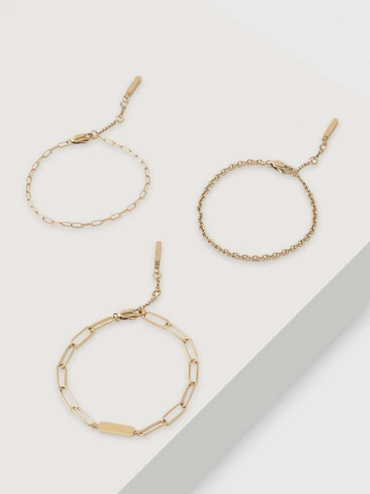 Zdjęcie produktu Calvin Klein bransoletka 2-pack złoty