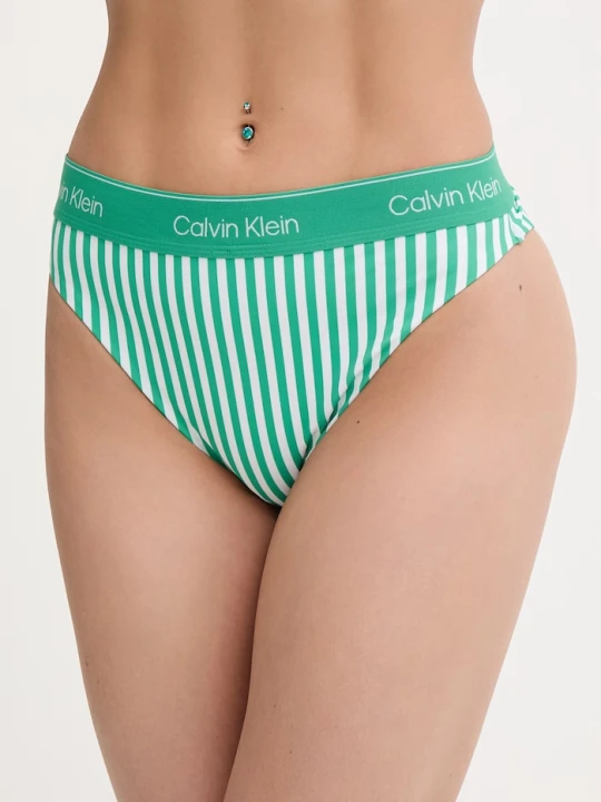 Zdjęcie produktu Calvin Klein brazyliany kąpielowe damskie zielony