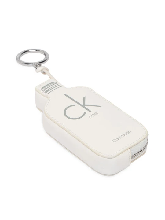 Zdjęcie produktu Calvin Klein Brelok Ck One Bottle Zip Small Pouch LV04F1246G Biały