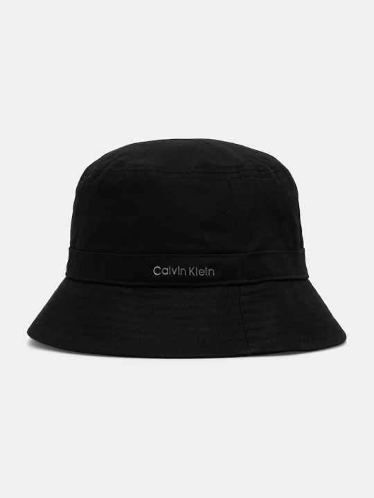 Zdjęcie produktu Calvin Klein bucket hat bawełniany czarny