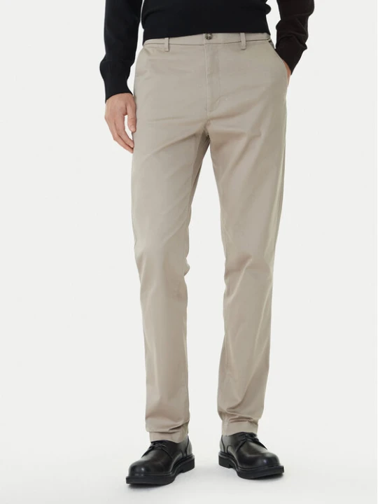Zdjęcie produktu Calvin Klein Chinosy LV040EM633 Beżowy Slim Fit