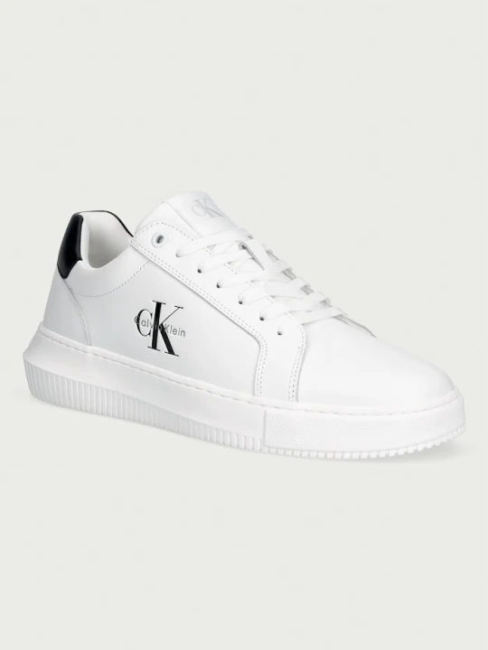 Zdjęcie produktu Calvin Klein CHUNKY CUPSOLE MONO LTH sneakersy męskie skórzane biały